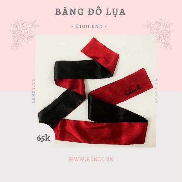 Băng đ&ocirc; lụa mềm d&ugrave;ng để bịt mắt cho c&aacute;c cặp đ&ocirc;i bidism ch&iacute;nh h&atilde;ng