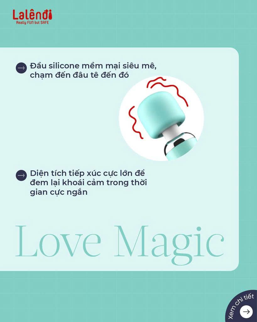 M&aacute;y Rung Cầm Tay Nhiều Chế Độ Love Magic