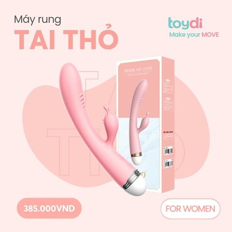 M&aacute;y massage Lilo Tai Thỏ - Chất liệu silicone cao cấp