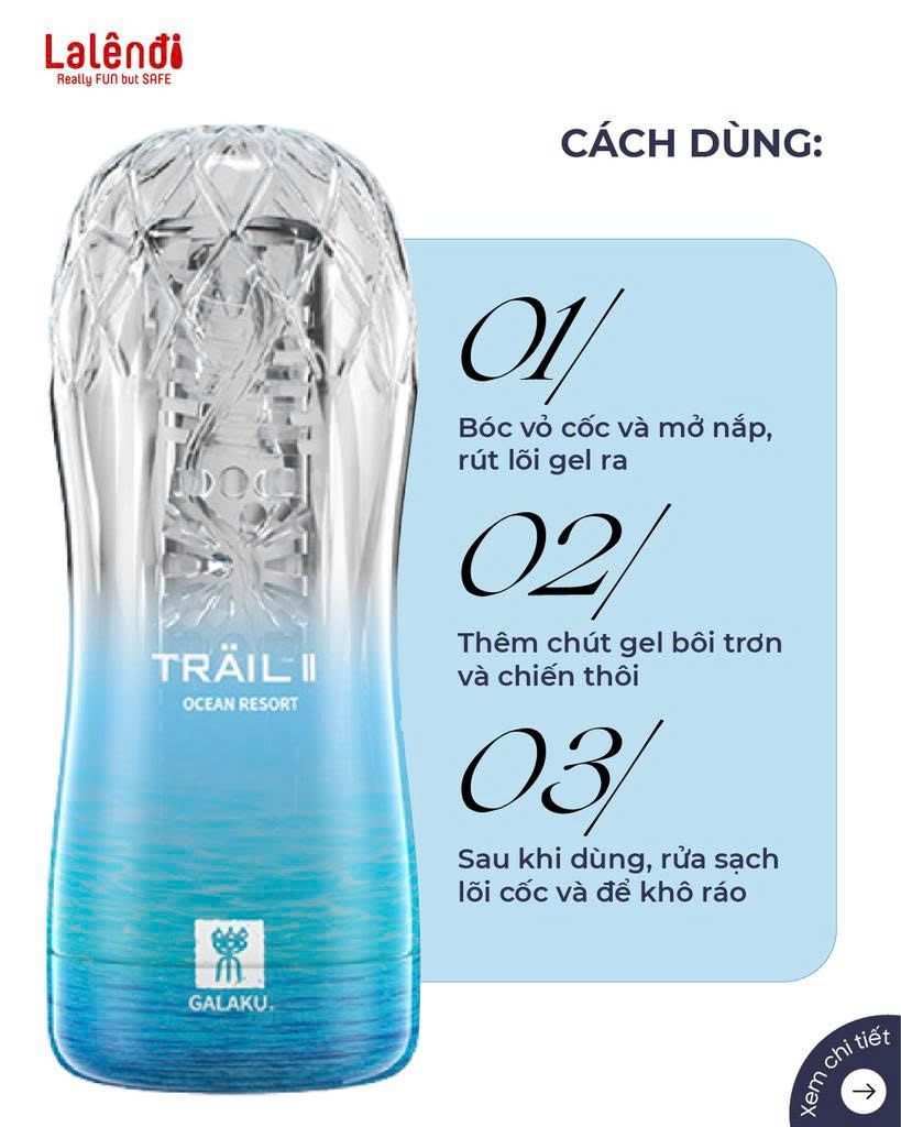 Cốc Thủ D&acirc;m Massage Nam Giới Giải Tỏa Căn Thẳng Trail