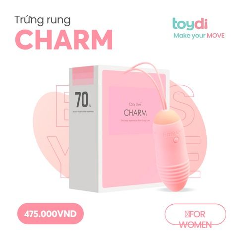 Trứng rung massage Easy Live Charm