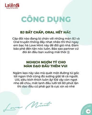 Kẹo Ngậm Bạc H&agrave; M&aacute;t Lạnh Mint Ch&iacute;nh H&atilde;ng