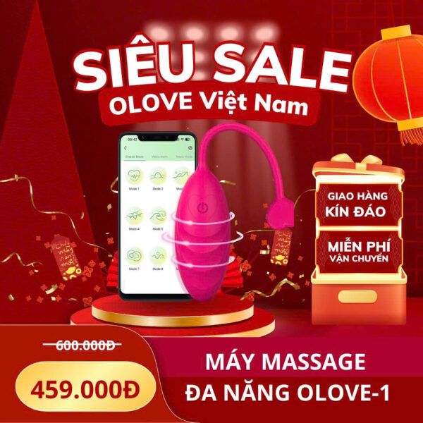 Trứng Rung Massage Tăng Kho&aacute;i Cảm Mini OLOVE-1