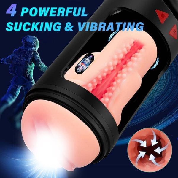 &Acirc;m Đạo Giả Gloryfox 4 Chế Độ Rung Sục B&uacute; Cho Nam Ch&iacute;nh H&atilde;ng