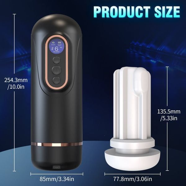 &Acirc;m Đạo Giả Doris Tỏa Nhiệt 9 Chế Độ Rung B&uacute; Sục Cho Nam Ch&iacute;nh H&atilde;ng