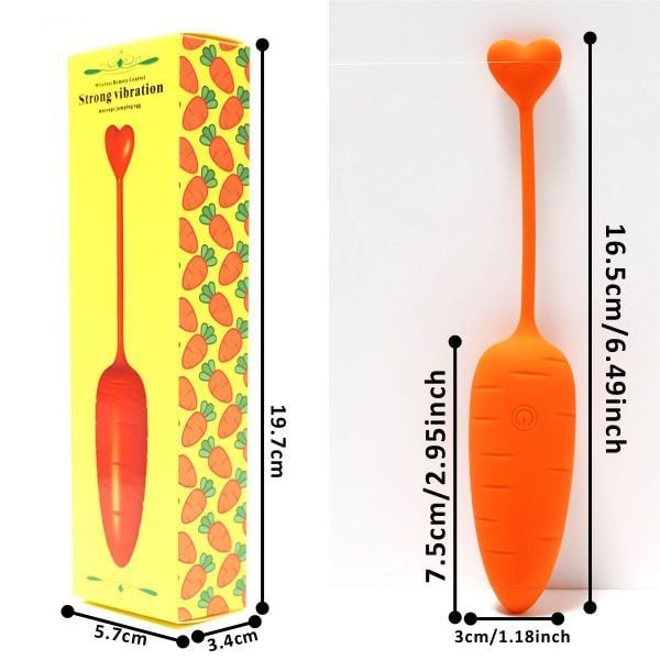 Trứng Rung Ngụy Trang Tr&aacute;i Carrot 10 Chế Độ Rung