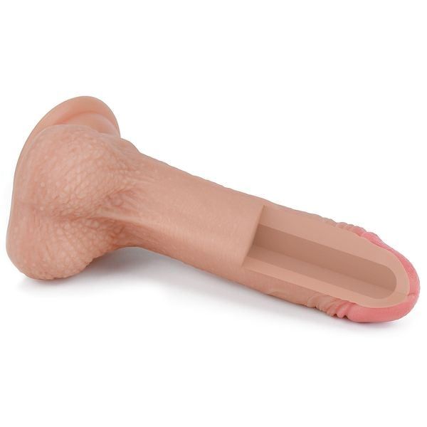 Dương Vật Giả D&iacute;nh Tường C&oacute; B&igrave;u Lovetoy Nature Cock 7