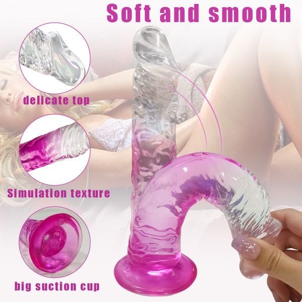 Dương Vật D&iacute;nh Tường Dildo Silicone