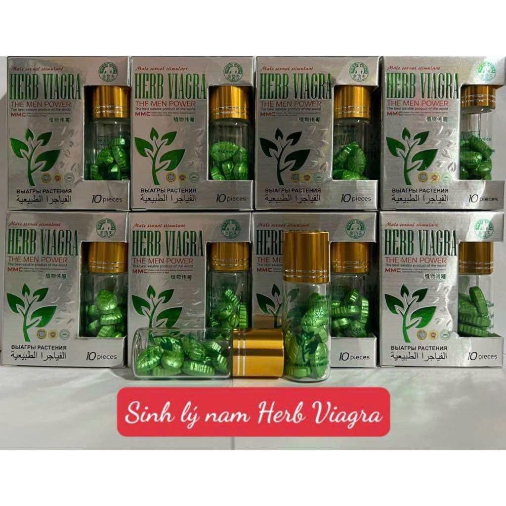Vi&ecirc;n uống hỗ trợ cương tăng cường sinh l&yacute; nam Herb Viaga Men