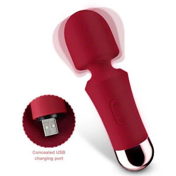 Ch&agrave;y Rung 10 Chế Độ Rung Đa Năng AV Mini Ch&iacute;nh H&atilde;ng