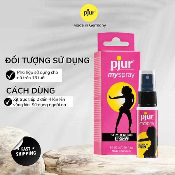 Chai Xịt K&iacute;ch Th&iacute;ch V&ugrave;ng K&iacute;n Pjur Myspray
