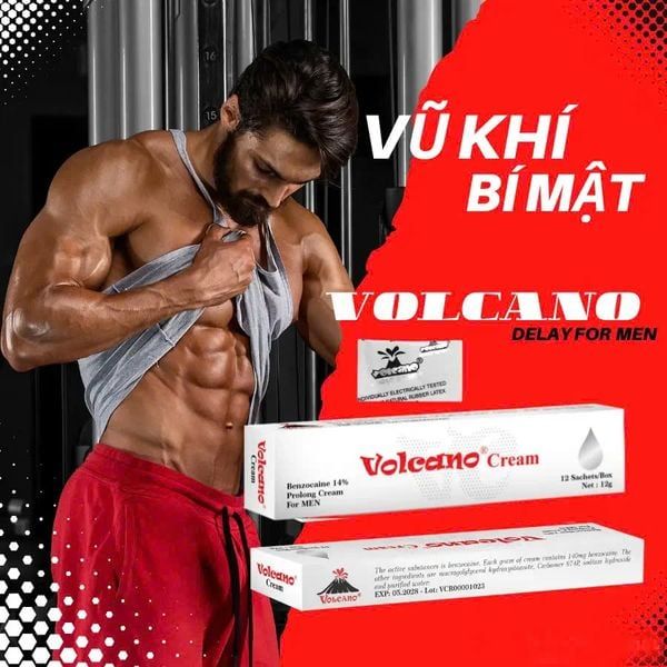 Kem B&ocirc;i K&eacute;o D&agrave;i Thời Gian Volcano 14% - Tu&yacute;p 1gr