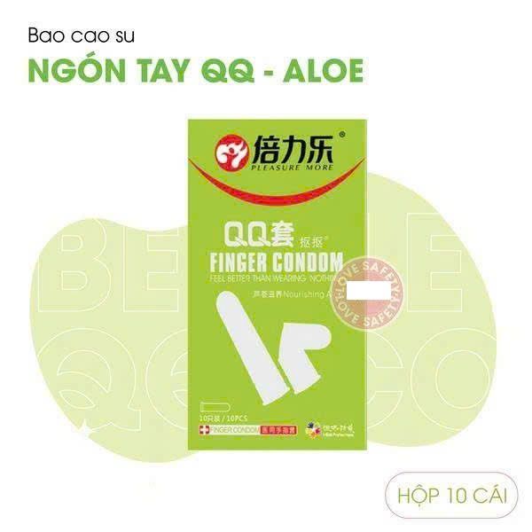 Bao Cao Su Ng&oacute;n Tay Beilile QQ Aloe