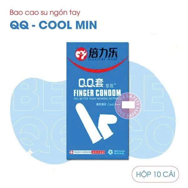 Bao Cao Su Ng&oacute;n Tay Beilile QQ Cool Mint