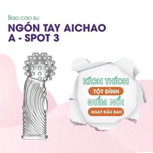 Bao Cao Su Ng&oacute;n Tay Gai Nổi Lớn Aichao G Spot 3 - S&aacute;ng tạo & Th&uacute; vị