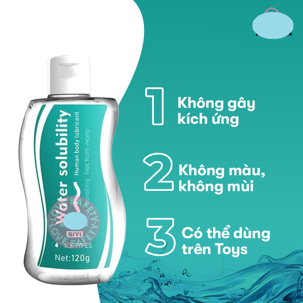 GeI B&ocirc;i Trơn M&aacute;t Lạnh Siyi Ice Types