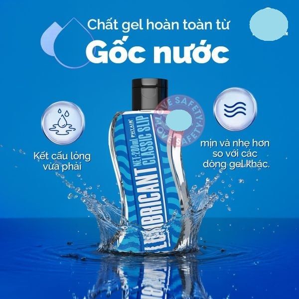 GeI B&ocirc;i Trơn Gốc Nước Phyair Classic Slip