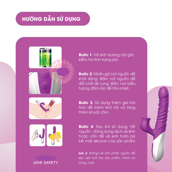 Dương Vật Giả Fox Tỏa Nhiệt Rung Thụt Ngo&aacute;y 10 Chế Độ