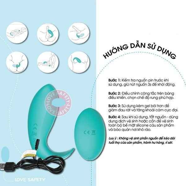 Trứng Rung Cao Cấp Sophia 10 Chế Độ Rung Ch&iacute;nh H&atilde;ng