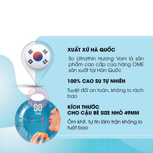 Bao Cao Su Si&ecirc;u Mỏng SO Ultrathin