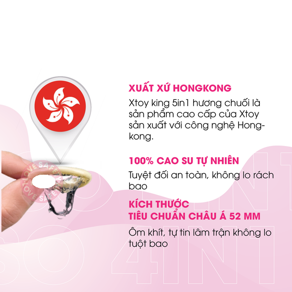Bao Cao Su Hương Chuối Xtoy King