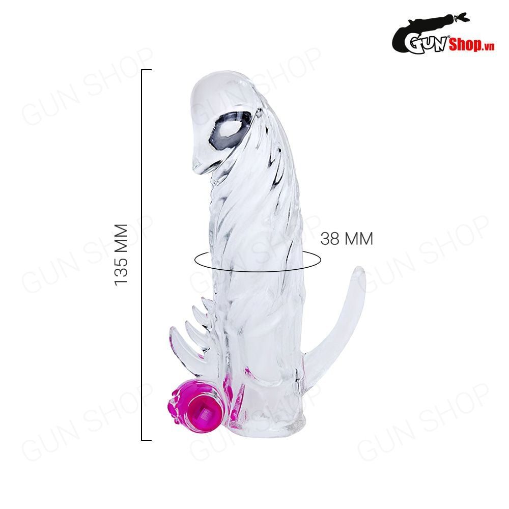 Bao cao su đ&ocirc;n d&ecirc;n rung Baile Sleeve Cock Ring