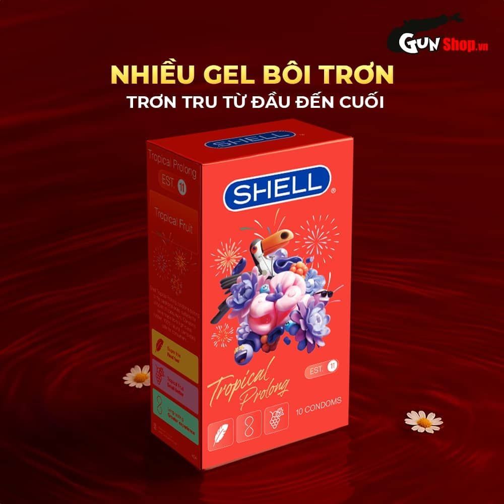 Bao cao su Shell Tropical Prolong