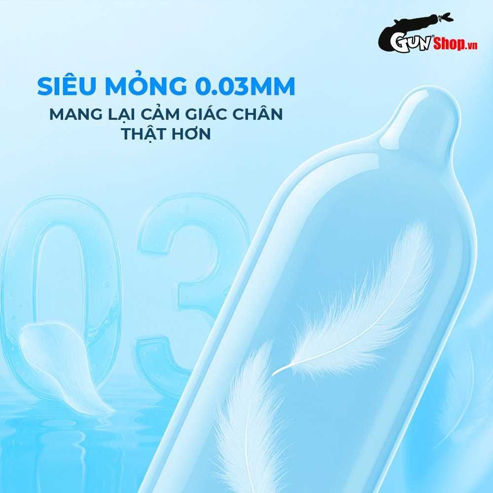 Bao cao su Shell Pulse Infinite Stealth - Hương nước hoa cao cấp