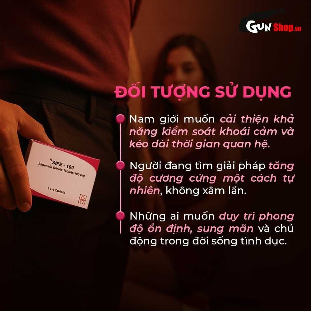Vi&ecirc;n uống hỗ trợ cường dương, tăng cường sinh l&yacute; Sife 100