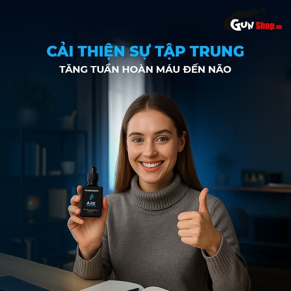 Tinh chất gia tăng cảm x&uacute;c Powgaman Ark Drops - Chai 30ml