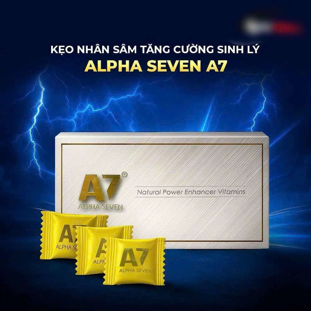 Kẹo nh&acirc;n s&acirc;m Alpha Seven A7