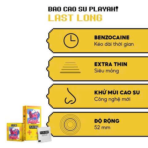 Bao Cao Su K&eacute;o D&agrave;i Thời Gian Playah Last Long Ch&iacute;nh H&atilde;ng