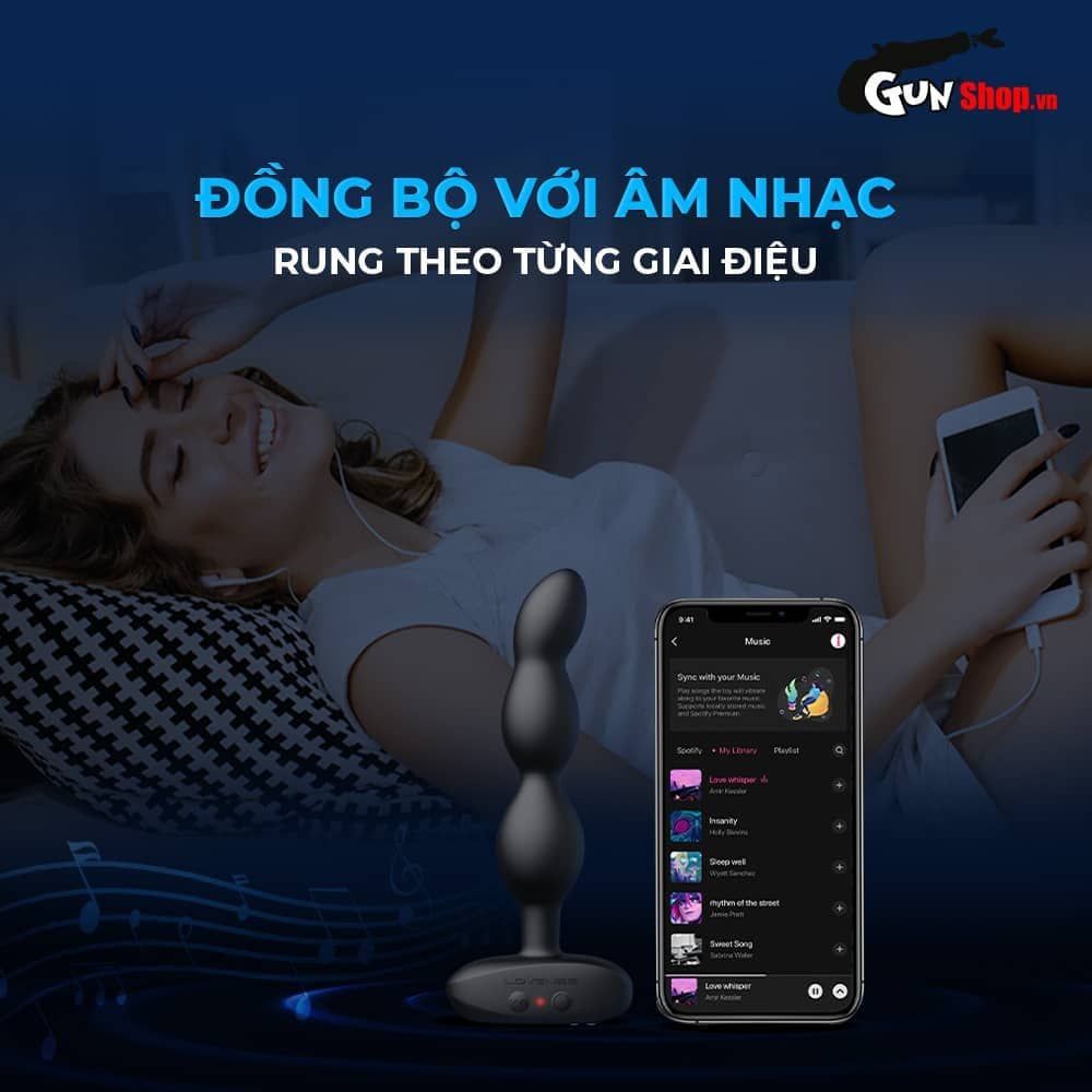 Sử dụng M&aacute;y massage hậu m&ocirc;n Lovense Ridge