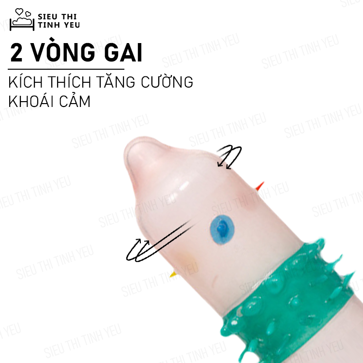 Chi tiết Bao Cao Su Runbo Extra gai lớn