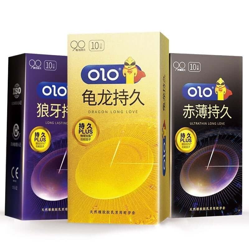 Bao cao su OLO Ultrathin Long Love hộp 10 c&aacute;i