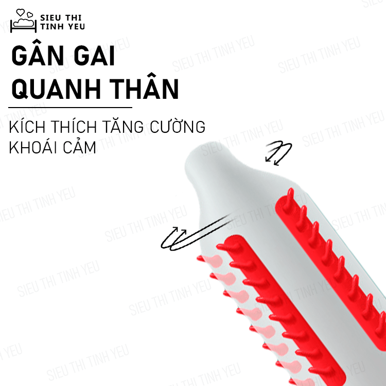 Bao cao su OLO Phượng Ho&agrave;ng đường gai đứng c&oacute; bi mềm