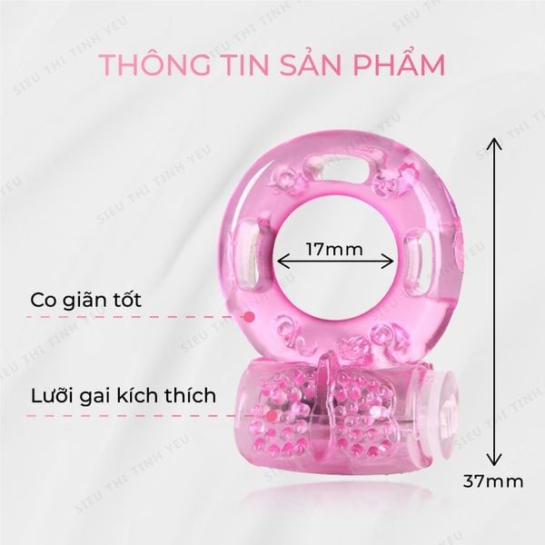 V&ograve;ng đeo Love k&eacute;o d&agrave;i thời gian rung đa chế độ d&ugrave;ng pin