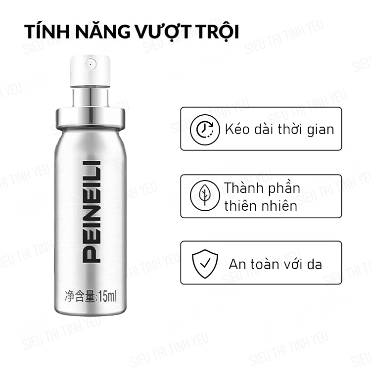 Th&agrave;nh phần chai xịt Peineili