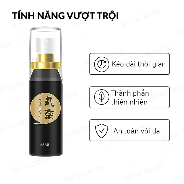 Chai xịt Panduola Lasting Spray Black