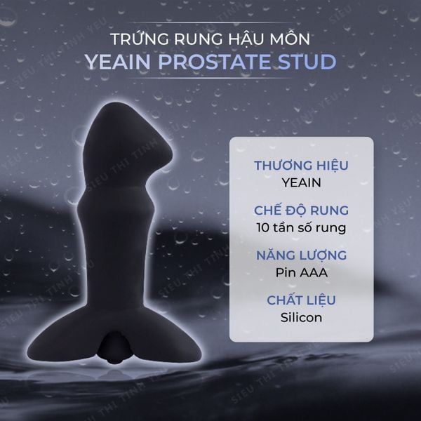 Trứng rung Yeain Prostate Stud với thiết kế th&ocirc;ng minh