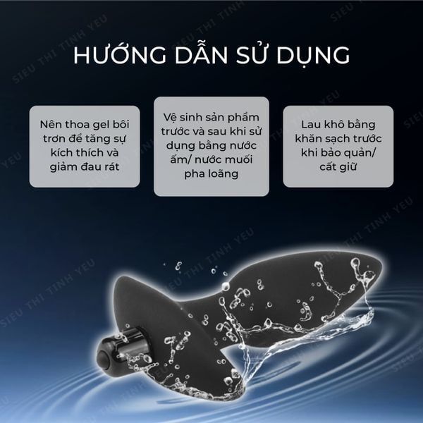 Trứng rung LoveToy Fantasy Anal Plug