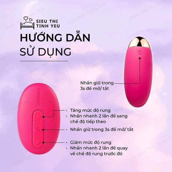 Trứng rung Svakom Elva
