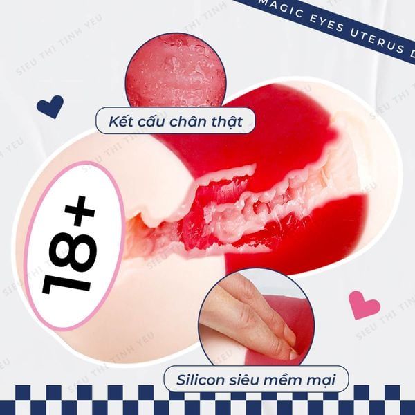 &Acirc;m đạo giả cầm tay Magic Eyes Uterus Duo