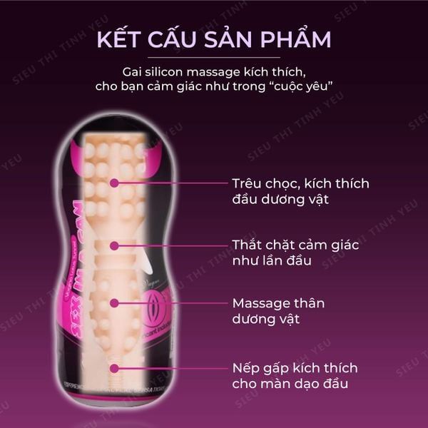 Cốc &Acirc;m đạo giả cầm tay Lovetoy rung đa chế độ d&ugrave;ng pin