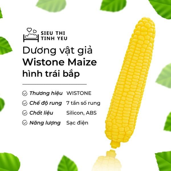 Dương vật giả Wistone Maize - đa chế độ rung