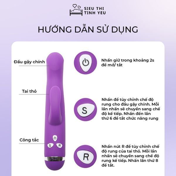 Dương vật giả Durex Dual-Head Vibrator