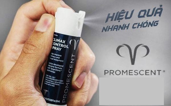 Chai xịt Promescent với hiệu quả cao