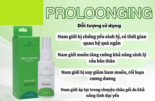 Chai xịt k&eacute;o d&agrave;i thời gian Proloonging Delay Spray For Men