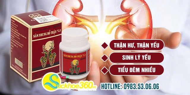Sản phẩm S&acirc;m Nhung Bổ Thận TW3