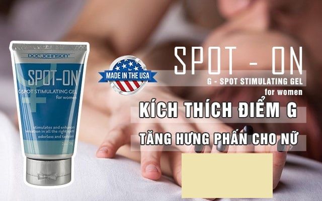 Gel trơn k&iacute;ch th&iacute;ch nữ Spot on G